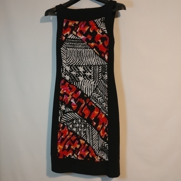 Vintage Joseph Ribkoff Geometric Sleeveless Dress - Picture 2 of 7